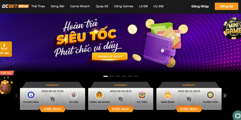 Vì sao người chơi nên đăng ký cá cược tại debet2 com?