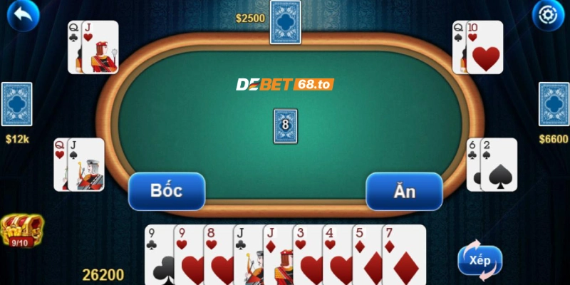 Chi tiết cách chơi game Phỏm online Debet