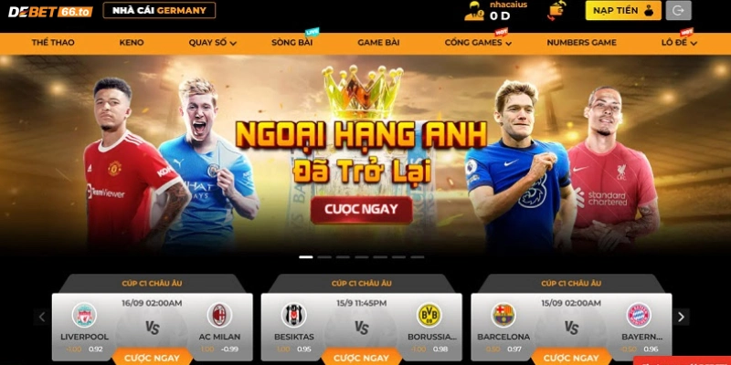 Tham gia các tựa game chất lượng, hấp dẫn tại Debet